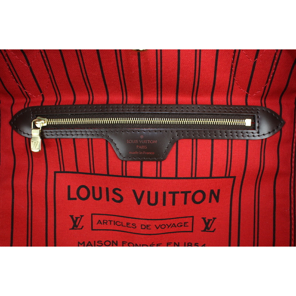 Louis Vuitton Damier Neverfull Handbag Bag Tote - Picture 6 of 7